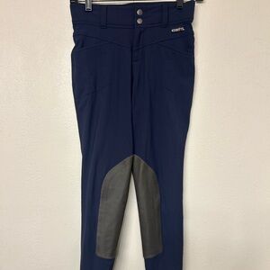 Kerrits Women’s Navy Crossover Knee Patch Riding Breech XS